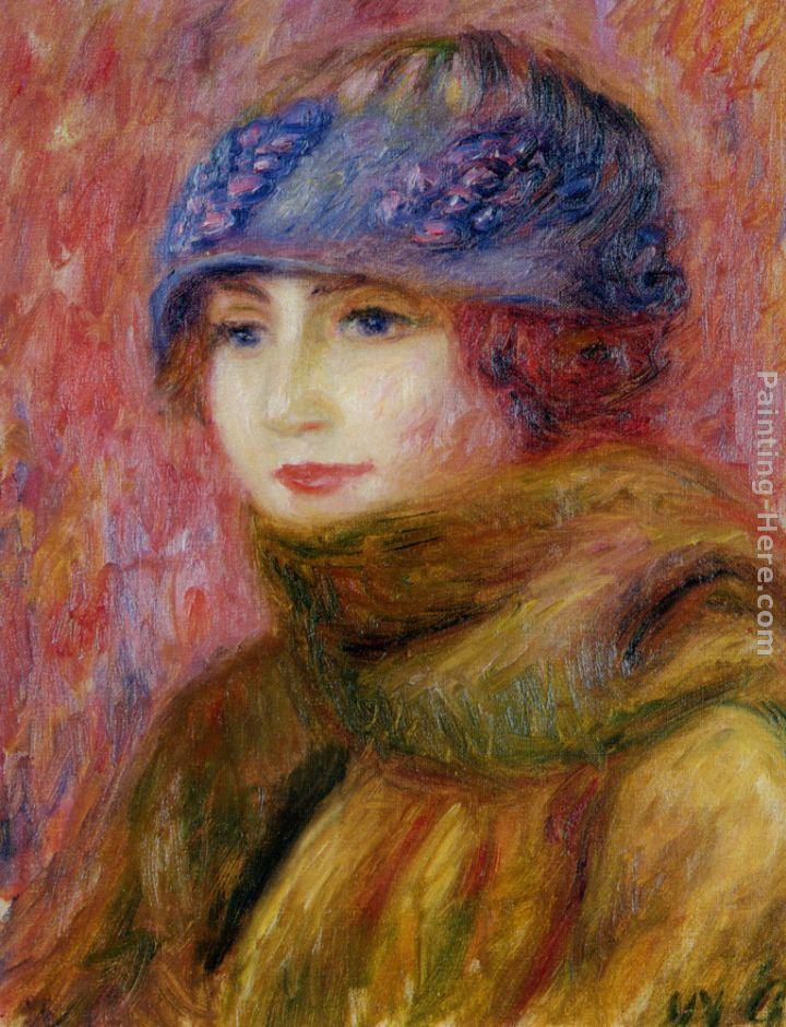 William Glackens Woman In Blue Hat